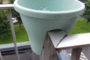 Pots fleurs balcons