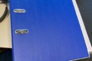 Blue binder