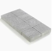 pavé gris béton